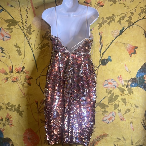 BHLDN × Aidan Mattox Starla Sequin Midi Dress - Picture 6 of 8